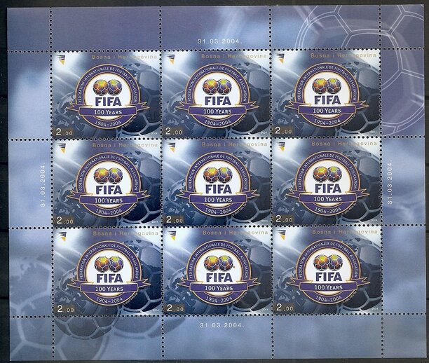 Centenary of FIFA (1904-2004)