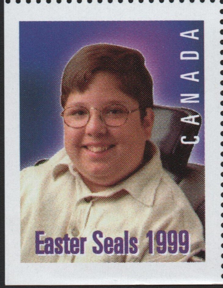 Easter Seal 1999 - Boy with glasses