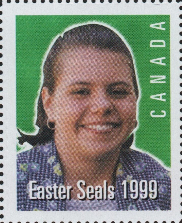 Easter Seal 1999 - Girl with flowery top