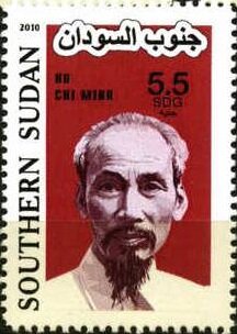 Stamp, Hồ Chí Minh (1890-1969), Cinderellas,  , Communism, Famous People, Heads of State, Politicians, Revolutionaries