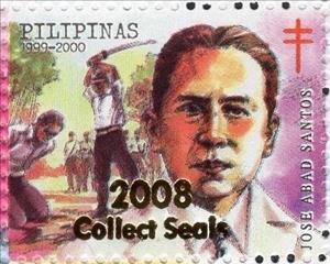 Stamp, Jose Abad Santos, Cinderellas,  , Famous People