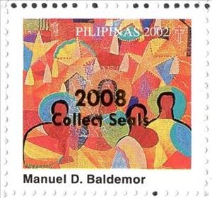 Stamp, Manuel D. Baldemor, Cinderellas,  , Christmas, Tuberculosis / TBC