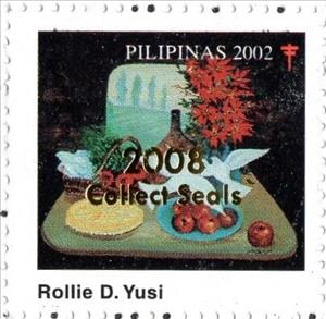 Stamp, Rollie D. Yusi, Cinderellas,  , Christmas, Tuberculosis / TBC