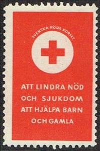 Stamp, Svenska roeda korset att lindra noed och sjukdom att hjalpa, Cinderellas,  , Red Cross and Red Crescent