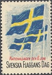 Stamp, Three Flags, Cinderellas,  , Flags