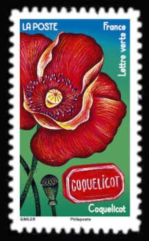 Poppy Flower and Coquelicot Poppy Candy