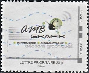 Stamp, AMB Grafik Imprimerie Signaletique, France,  , Graphic Artists, Printing presses