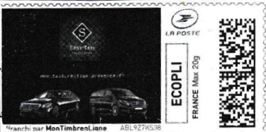 Stamp, Easy Taxis, France,  , Taxis, Vehicles