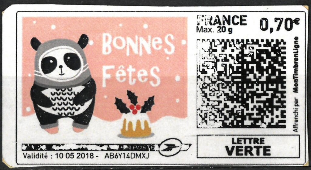 Happy Christmas Panda Bonnes Fetes