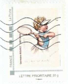 Junior Tennis Player by Germain Bouret