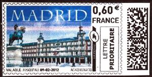 Stamp, Madrid, France,  , Townscapes / City Views