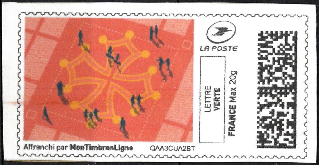 Parterre in form of an Occitan Cross