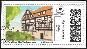 Stamp, Timber Framed Houses, France,  , Houses
