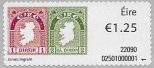 Design of 1922 Map of Ireland by James Ingram
