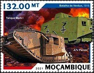 Mark I Tank & A7v Panzer