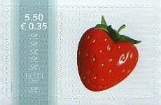 Stamp, Ööklubi Maasikas AS . Disco, Personalized and Private Mail Stamps,  , Fruits, Plants (Flora)