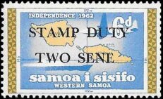 Map of Western Samoa