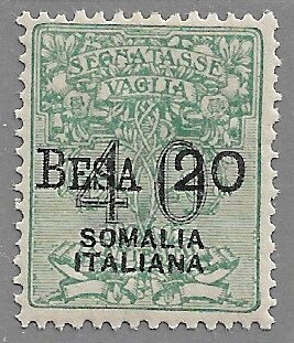 Stamp, Allegory, Somalia, Italian Administration,  , Numbers