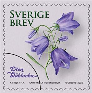 Stamp, Selection of Sweden's National Flower, Sweden,  , Flowers
