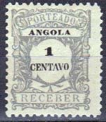 Stamp, Postage due, Angola,  , Numbers