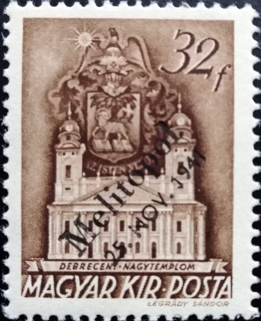 Reformed Church - overprinted Melitopol 25. Nov. 1941