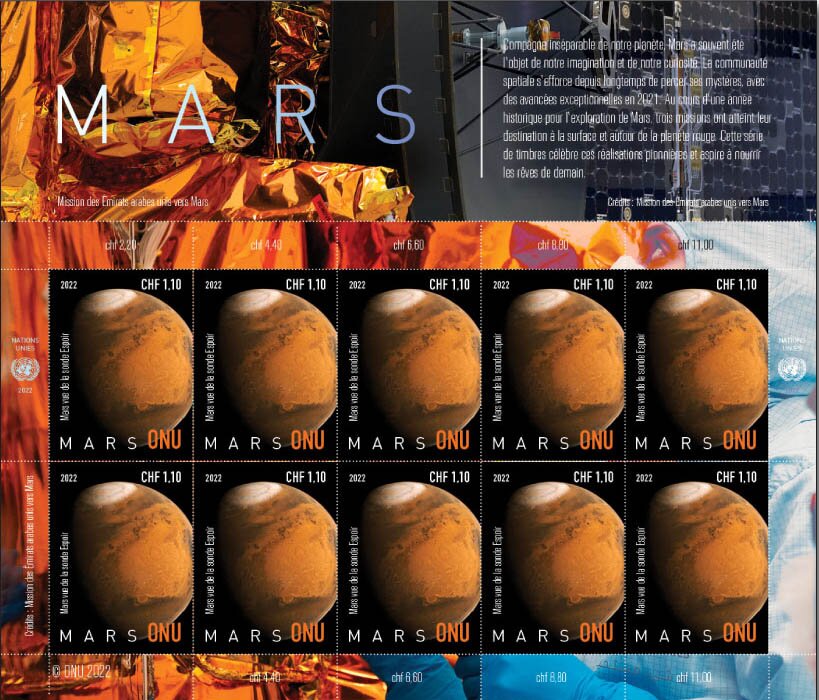 Image of Mars taken by United Arab Emirates Hope Probe