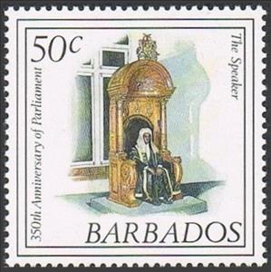 Stamp, The Speaker, Barbados,  