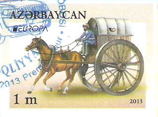 Europa 2013 - Early Horse Drawn Post Vehicle