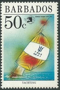 Stamp, Yachting, Barbados,  , Sailing