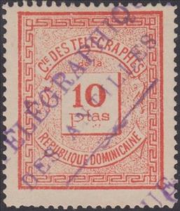 Stamp, Numeral, Dominican Republic,  , Numbers, Telegraphy