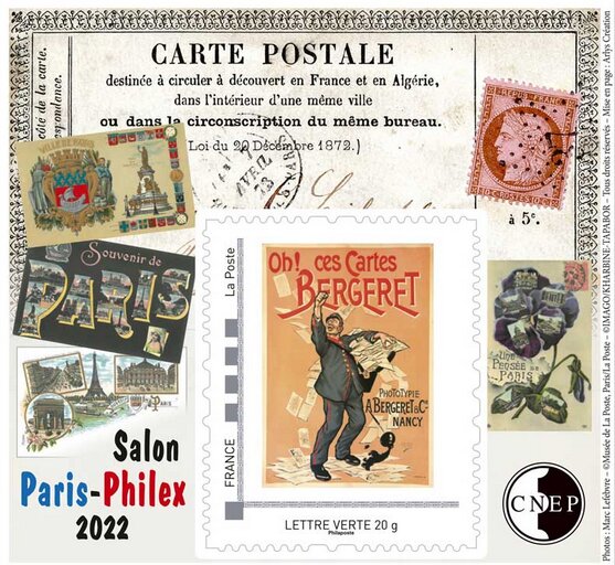 Salon Paris Philex 2022 Post Card CNEP