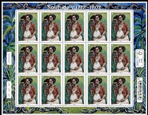 Mini Sheet, Solitude, Leader of Slave Rebellion in Guadeloupe, France,  , Human Rights, Women