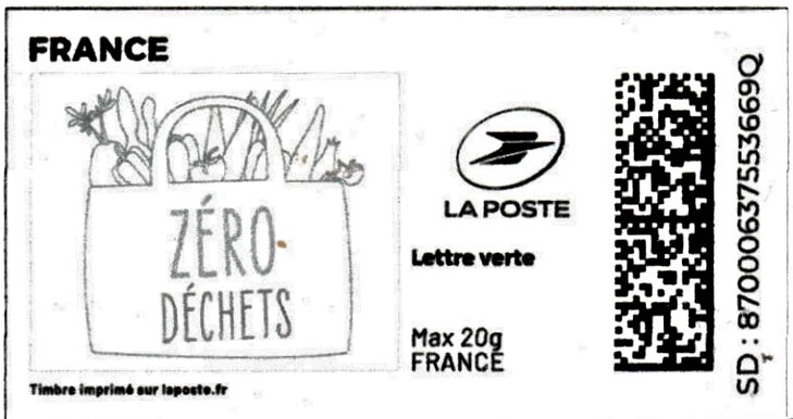 Zero Waste. Zero Dechets. Line Drawing. Redesign