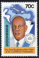 First award recipient: William Demas, economist, Trinidad an