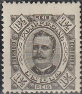 Stamp, King Carlos I of Portugal (1863-1908), India, Portuguese,  , Famous People, Heads of State, Kings, Men, Royalty