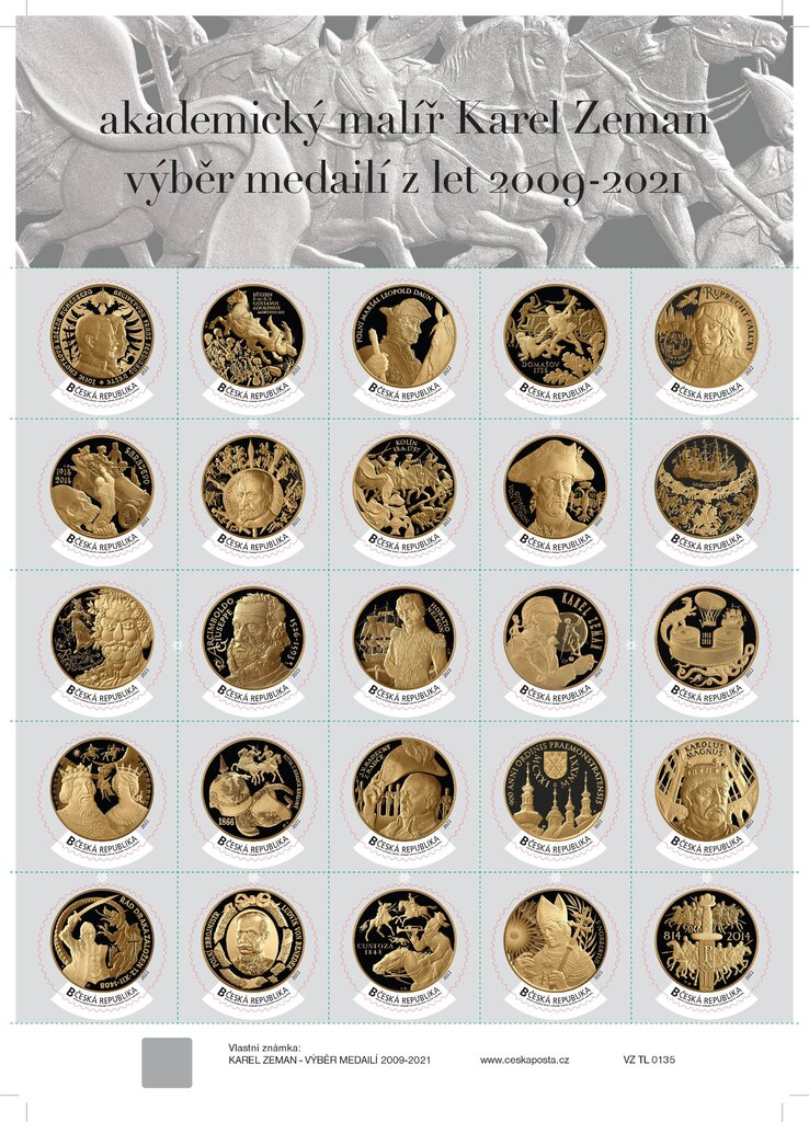 Karel Zeman – VÝbĚr MedailÍ 2009–2021