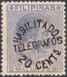 Stamp, Alfonso XII, Philippines,  , Famous People, Heads of State, Kings, Men, Royalty