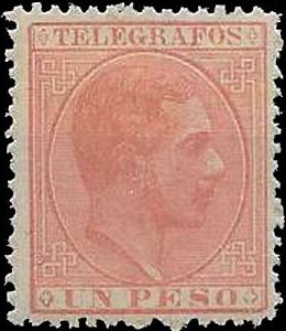Stamp, Alfonso XII, Philippines,  , Famous People, Heads of State, Kings, Men, Royalty