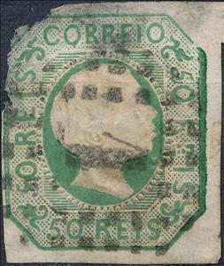 Stamp, King Pedro V, Portugal,  , Famous People, Heads of State, Kings, Men, Royalty
