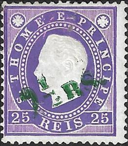 Stamp, King Luis I of Portugal (1838-1889), São Tomé and Príncipe,  , Famous People, Heads of State, Kings, Men, Royalty