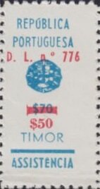 Stamp, Coat of arms of Portugal, Timor,  , Coats of Arms
