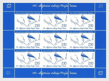 Birth Centenary of Mother Teresa (1910 - 1997)