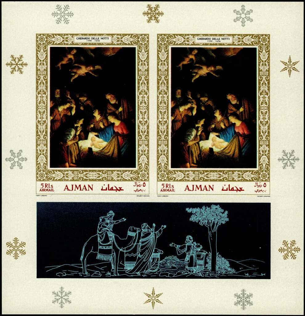 Adoration of the shepherds, by Gerard van Honthorst