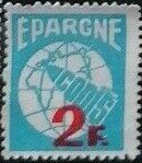 Stamp, Savings. Epargne Codis, Cinderellas,  , Globes, Shopping