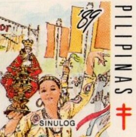 Stamp, Sinulog, Cinderellas,  , Festivals, Tuberculosis / TBC