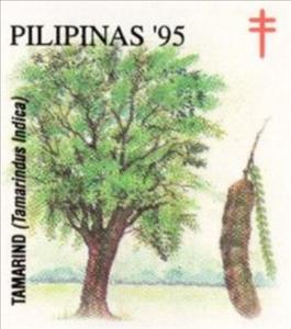 Stamp, Tamarind, Cinderellas,  , Leaves, Trees, Tuberculosis / TBC