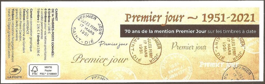 First Day Cancellations, 70th Anniversary