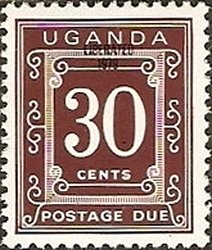 Numerals with overprint