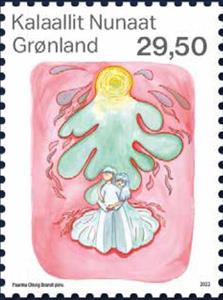 Stamp, Responsiblity for the Human Environment, Greenland,  , Environment Protection