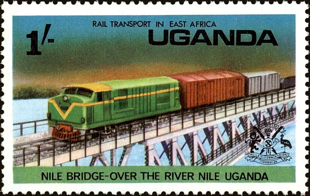Goods Train on the Nile Bridge, Uganda